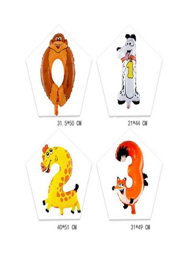 NIBEMINENT 10-Piece Foil Decorative Balloons Set - Image 2