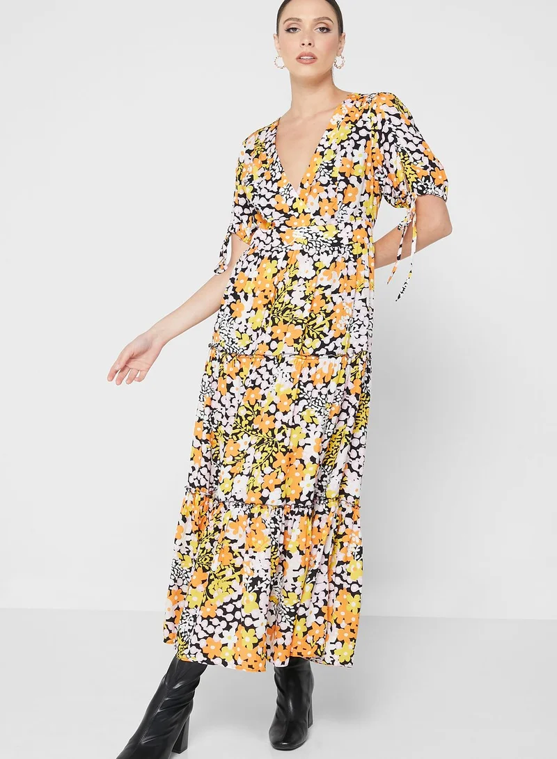 Ted Baker Floral Tiered Maxi Dress