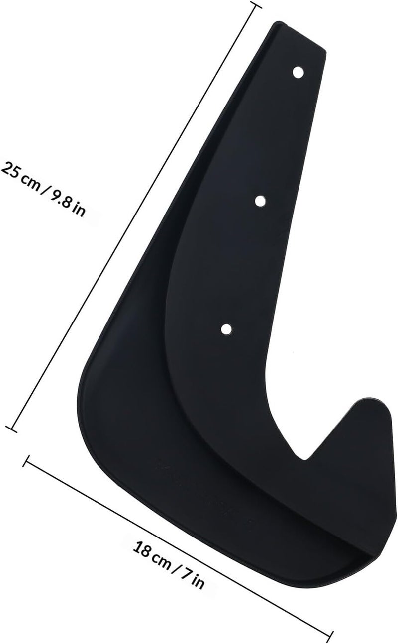 4pcs Universal Car Mud Flaps Set Front and Rear Wheel Mud Guards Splash Guards Protective Mudguards for Automotive Exterior Accessories - Image 2