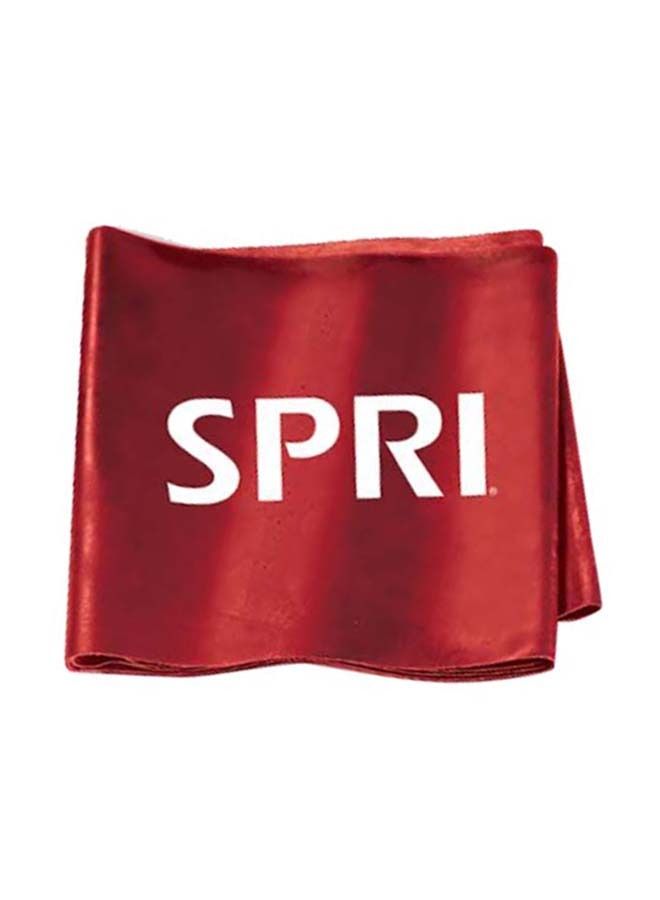 SPRI Flat Band  Medium Resistance  5 Ft  Natural Rubber  Versatile Fitness Band - Image 2