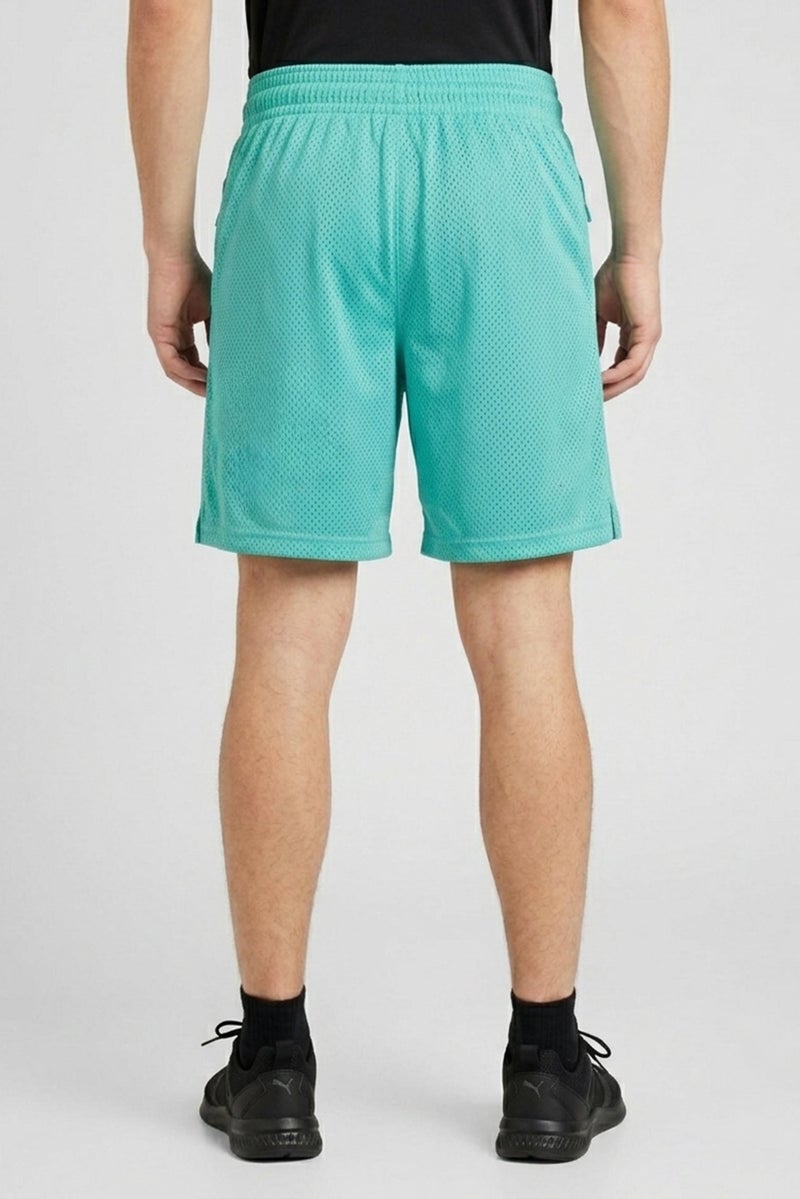 PUMA Lamelo X Melo World Men Oversized Fit 7 Inseam Basketball Shorts, Aquatic - Image 4