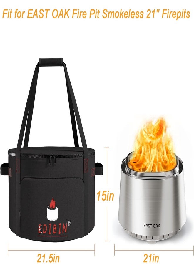 EDIBIN Carrying Bag for East Oak Fire Pit (Fit 17 in) - Image 3