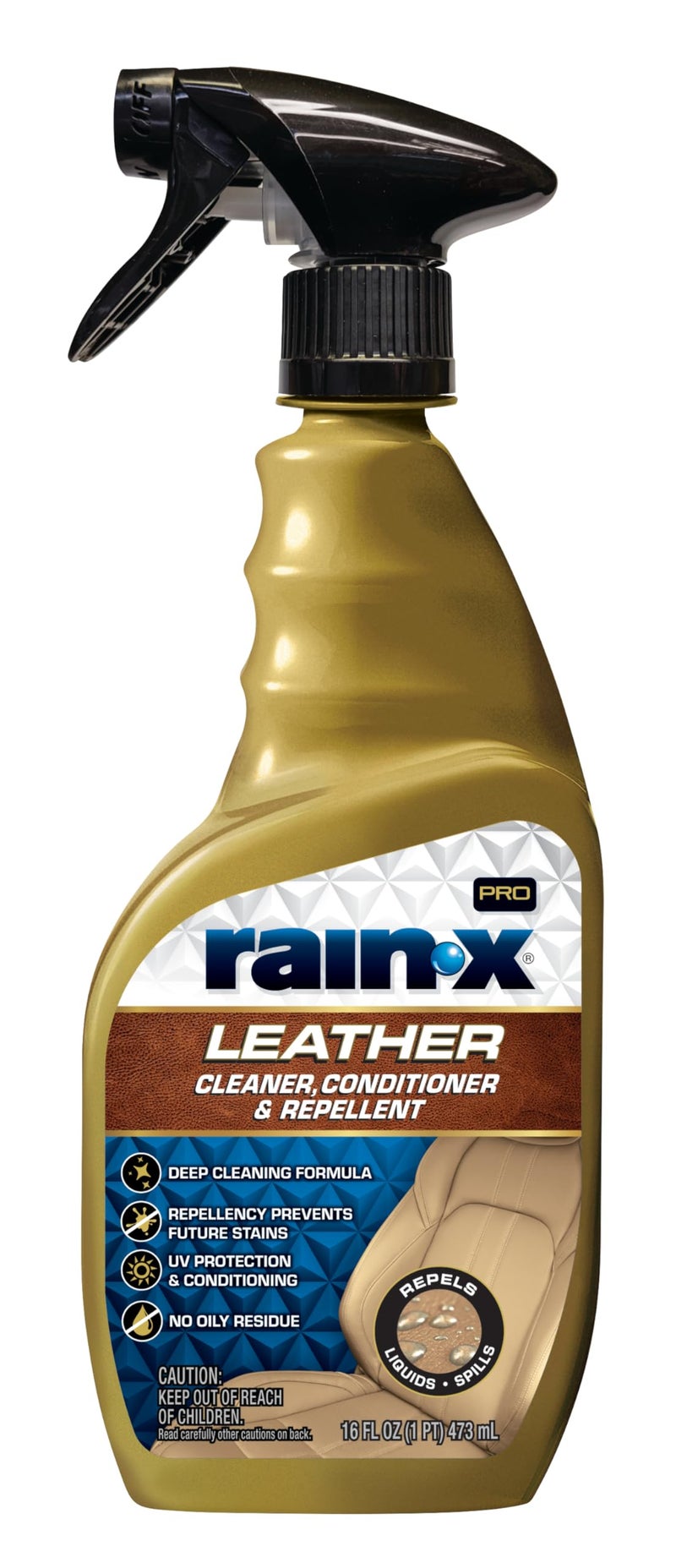 Rain-X RainX 620236SRP Leather Cleaner Conditioner Repellent for Car Interiors Cleans Repels while Moisturizing Restores Leather to Natural Fresh Scent without Residue 16 Fl Oz - Image 2