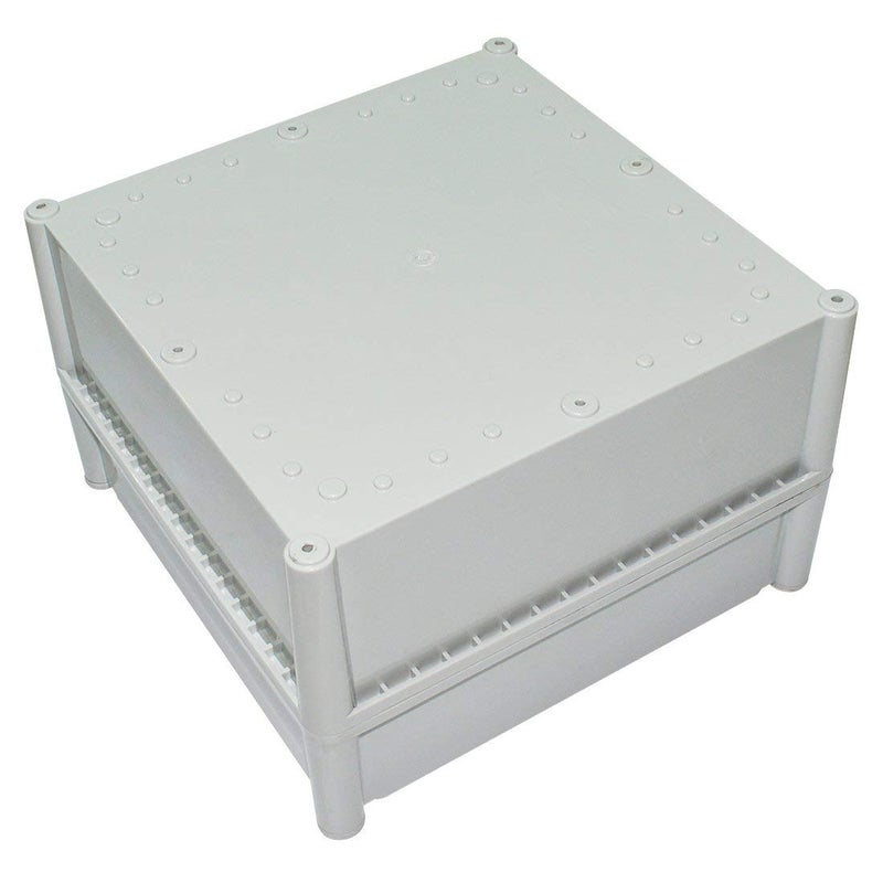 Lemotech Waterproof Dustproof Ip67 Junction Box Diy Case Enclosure Gray 11 X 11 X 7.1 Inch (280 X 280 X 180 Mm) - Image 4