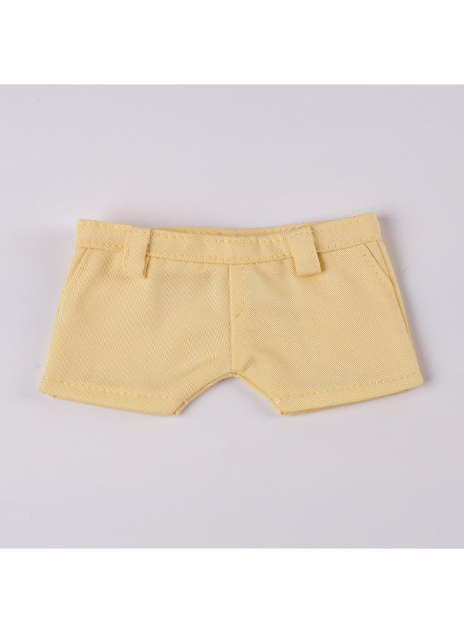 10/20CM Doll Cotton Doll Trousers No Attribute Doll Suit With Trousers-Specifications:20cm-Color:yellow Trousers - Image 1