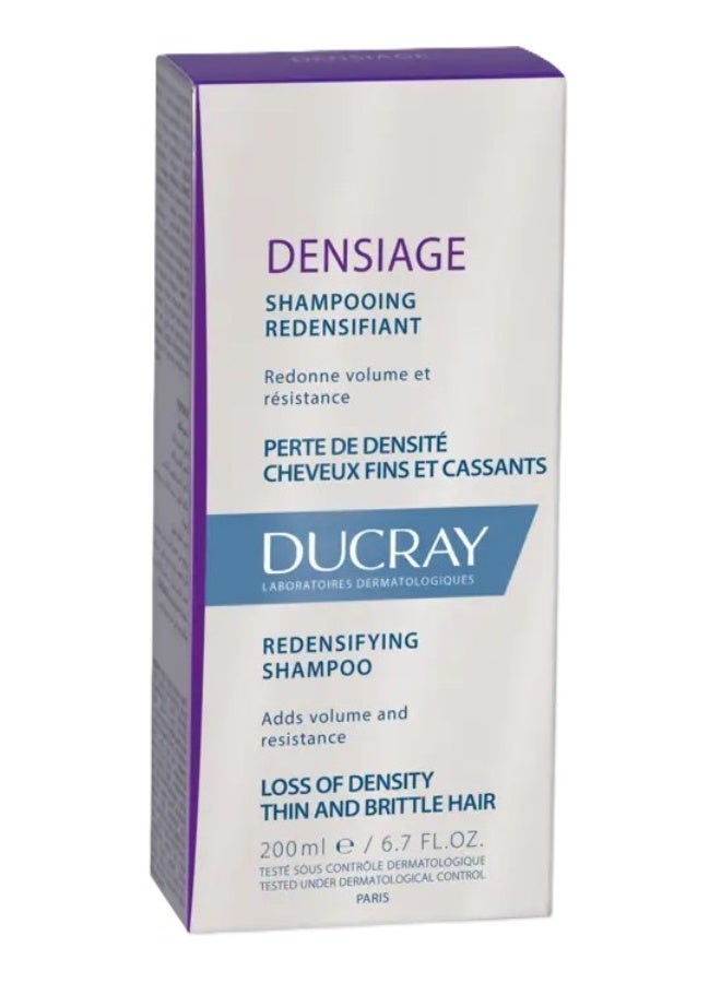 Ducray Densiage Redensifying Shampoo 200ml – Anti-Aging Hair Care for Thinning Hair - Image 1