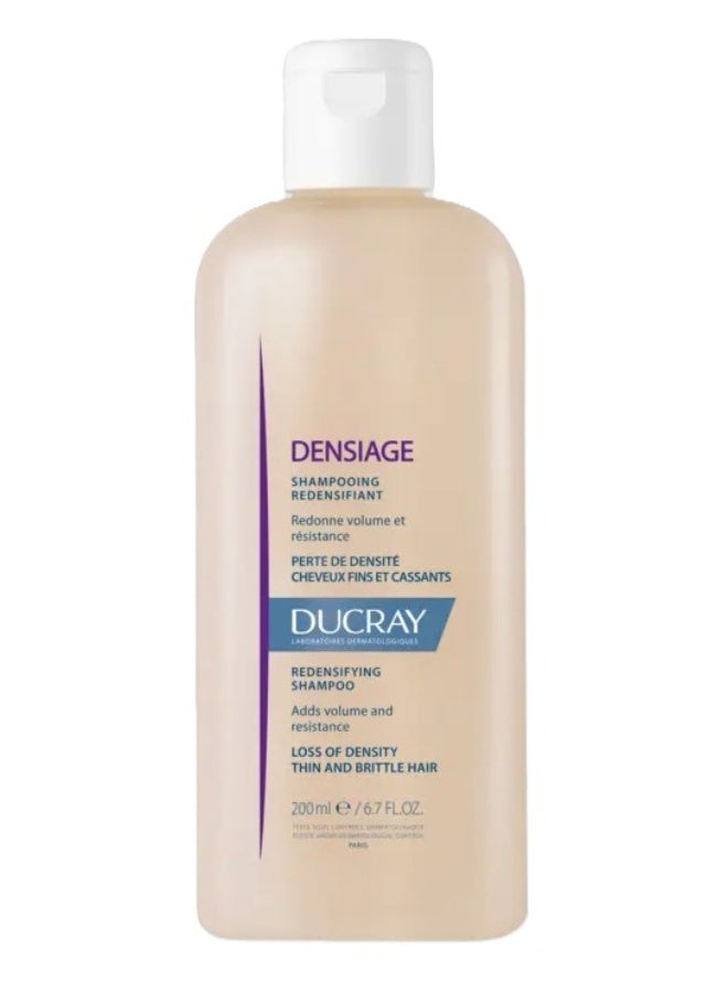 Ducray Densiage Redensifying Shampoo 200ml – Anti-Aging Hair Care for Thinning Hair - Image 2