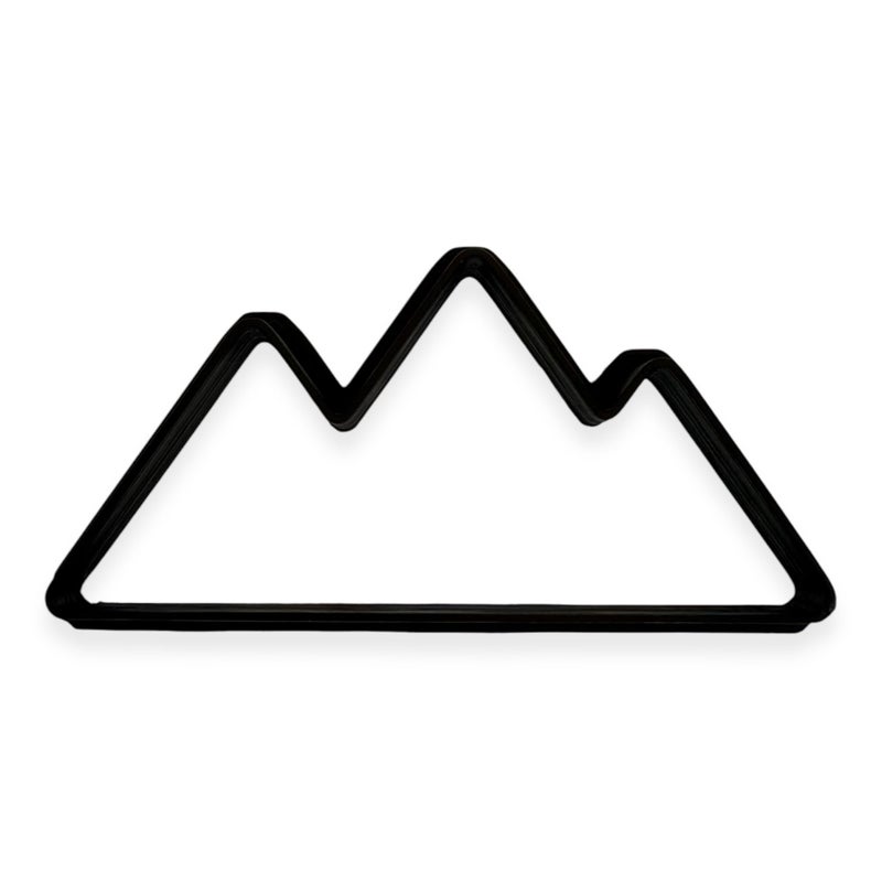 Mountains Cookie Cutter with Easy to Push Design for Baby Showers Work Events and Birthday Celebrations 4 inch