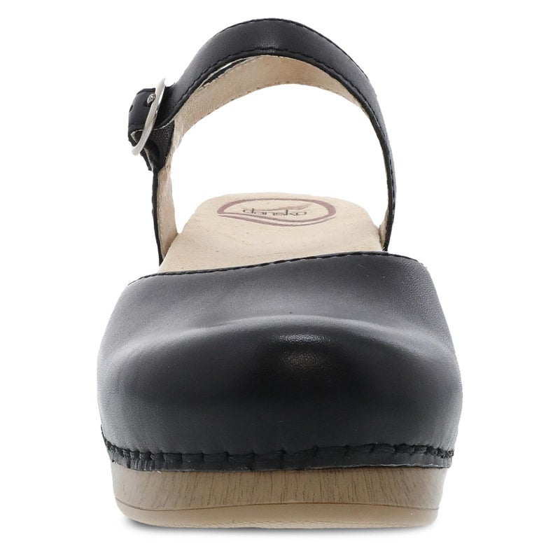 Dansko Sam Stylish Closed-Toe Sandal for Women - Lightweight with Added Arch Support - Durable PU Outsole for Long-Lasting Wear and Comfort Black/Tan 7.5-8 M US - Image 4