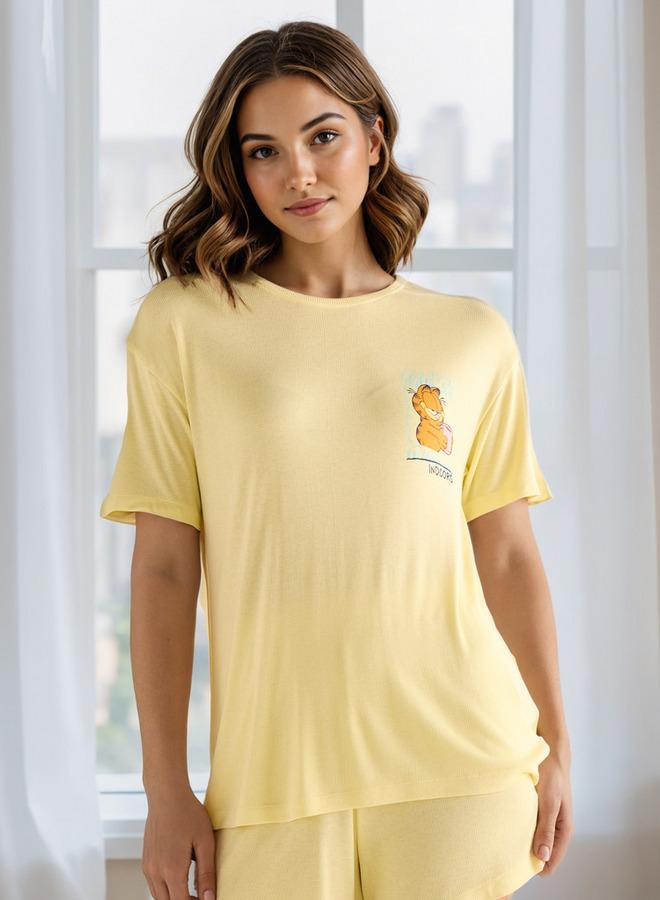 سبلاش فيڤ طقم شورت بطبعة غارفيلد - Image 3