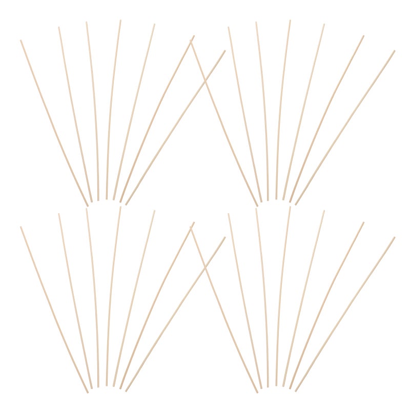 100pcs Reed Diffuser Sticks: Beige Fiber Diffuser Sticks Replacement - Thick Fragrance Refill Reeds for Fragrance Home Office Bathroom Spa - Image 3