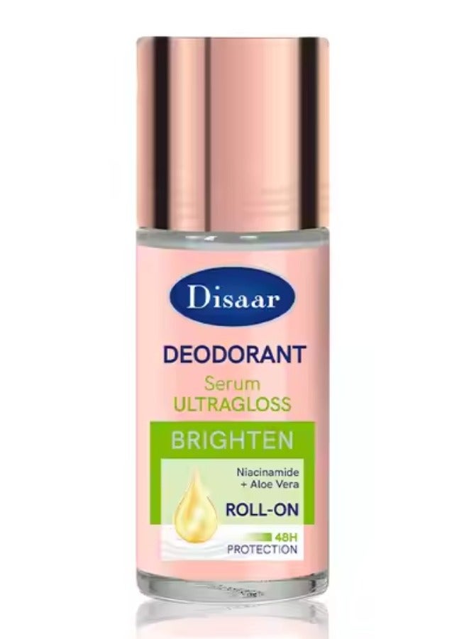Disaar Deodorant Serum Ultragloss Brighten Niacinamide And Aloe Vera E Roll On - Image 1
