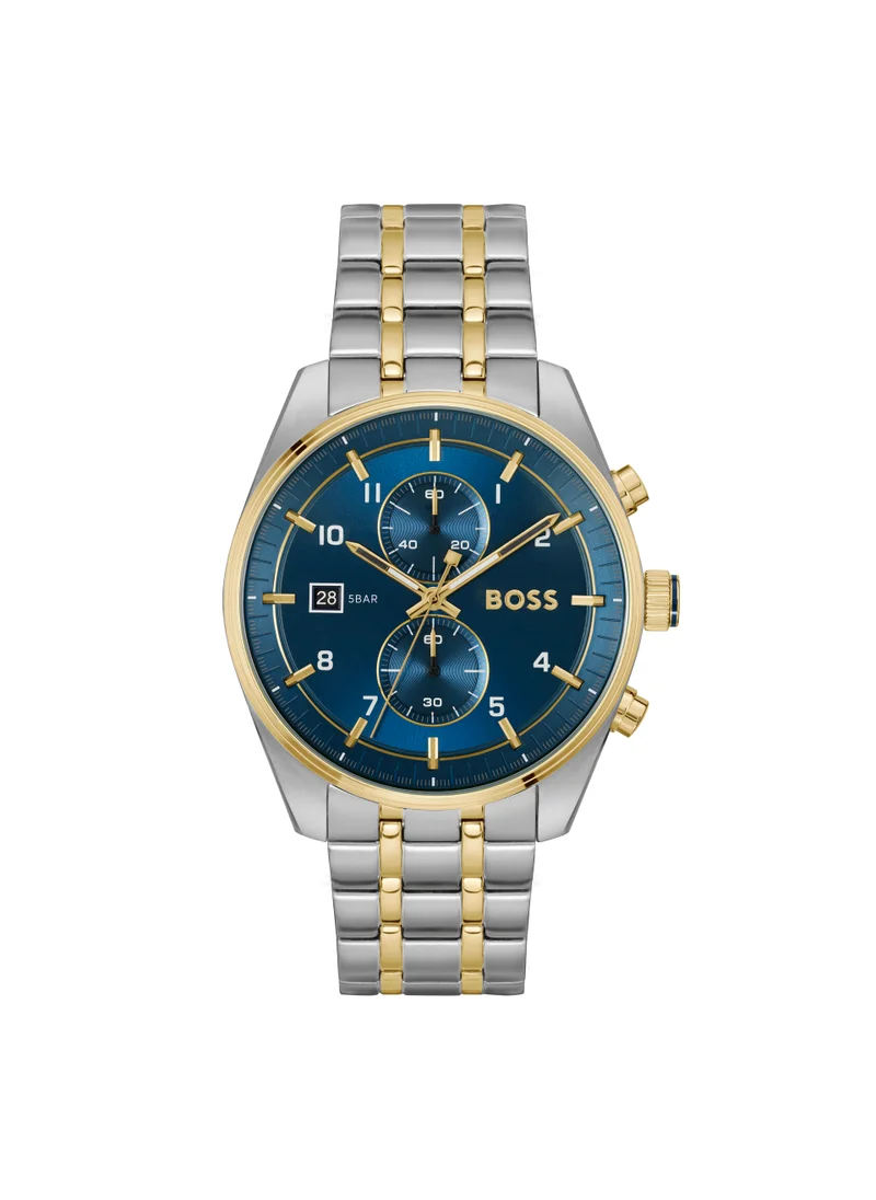 بوس Skytraveller Le Steel Strap Analog Watch