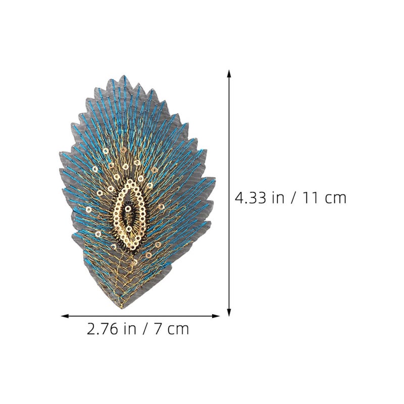Mixed Colors DIY Sequin Bird Patches 1 2cm Fabric Embroidered Sewing Accessories For Garment Decoration And Repair - Image 3