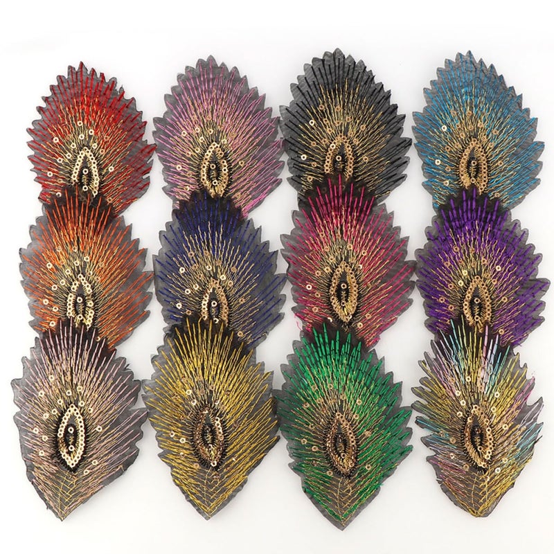 Mixed Colors DIY Sequin Bird Patches 1 2cm Fabric Embroidered Sewing Accessories For Garment Decoration And Repair - Image 4