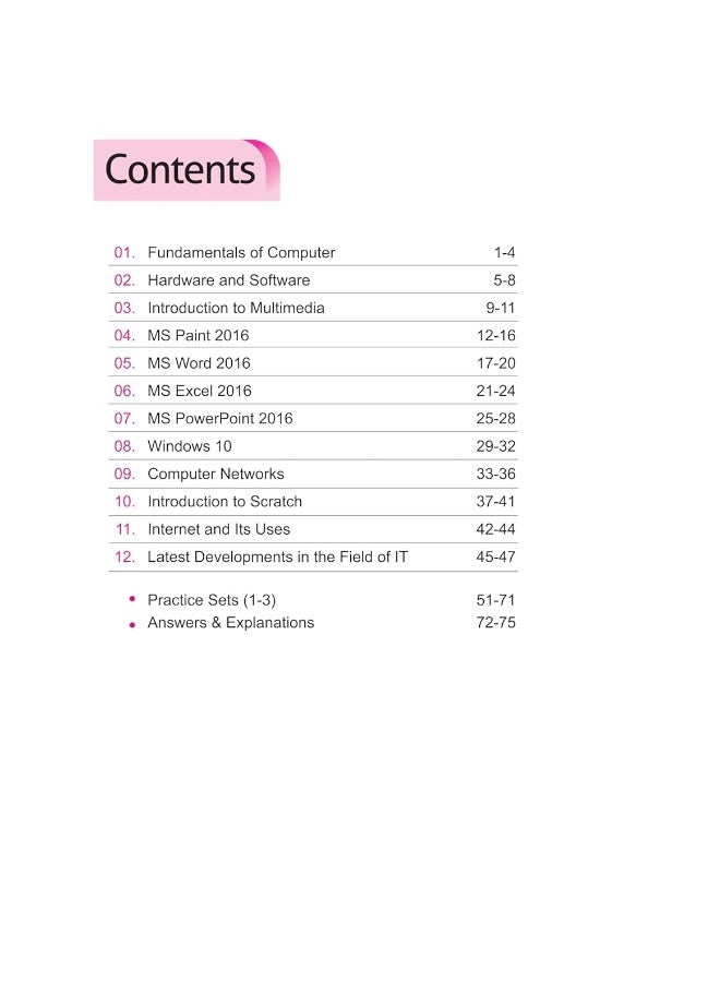 Arihant Bloom Olympiad Ace Computer Class 5 | A Comprehensive Practice Book for School Olympiads & Talent Search Exams | For 2025 Exam  - Image 3