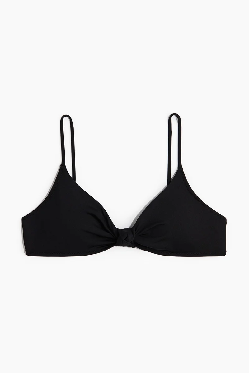 H&M Knot-detail padded bikini top