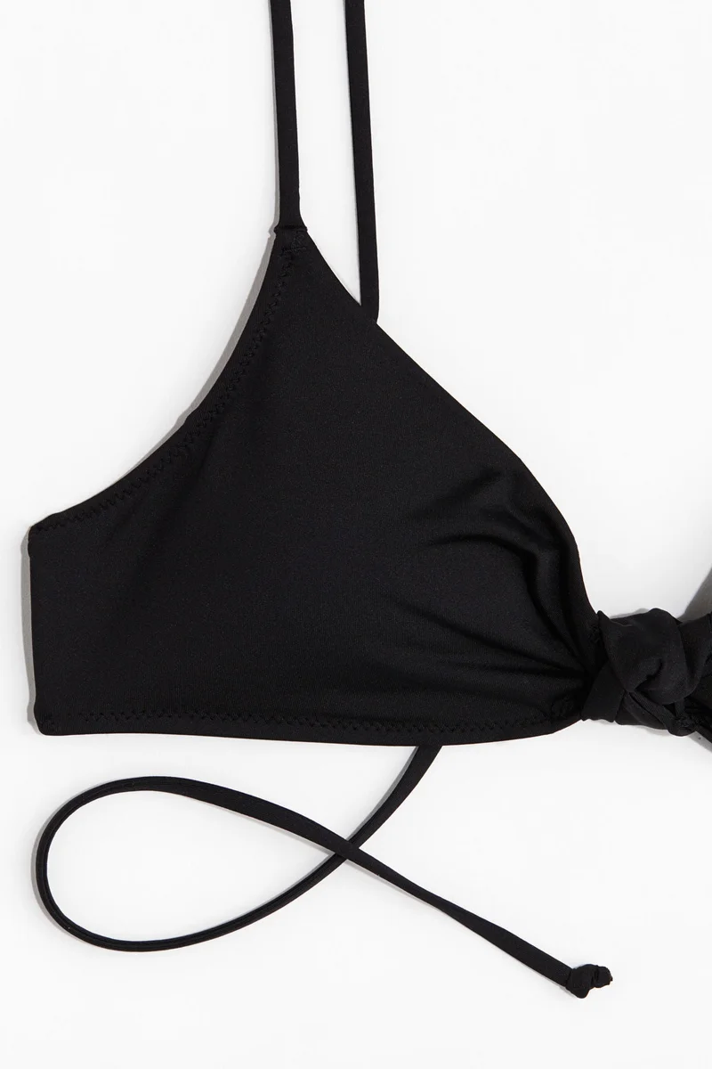 H&M Knot-detail padded bikini top
