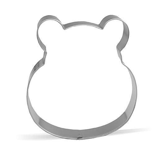 Keewah 3.8 inch Hippo Face Cookie Cutter - Stainless Steel - Image 3