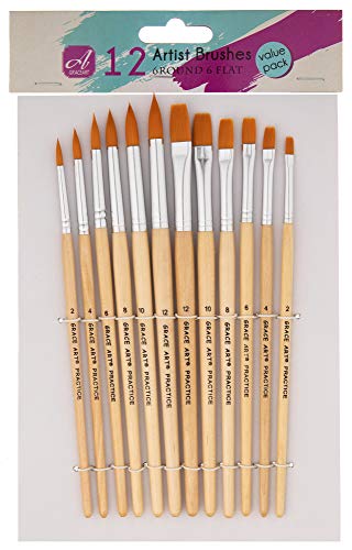 GRACEART Grace Art Water Color Brush Set WS12 by Grace Art - Image 5
