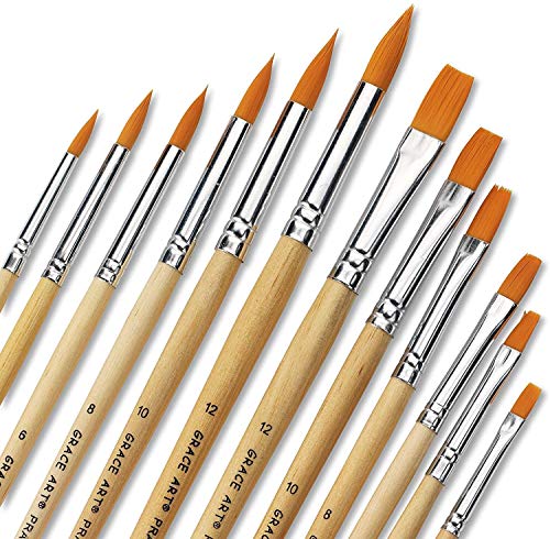 GRACEART Grace Art Water Color Brush Set WS12 by Grace Art - Image 4