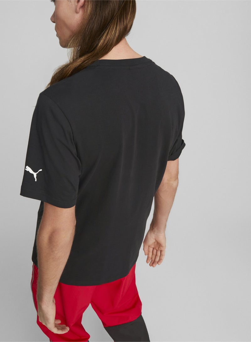PUMA Scuderia Ferrari Big Shield Mens Shortsleeve T-shirt - Image 4