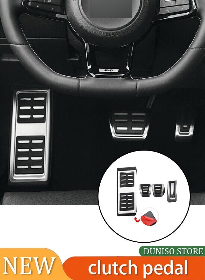 MUNTAQI Car Foot Fuel Pedal Brake Clutch Pedals Cover Accessories, for VW, for Golf 7 GTI MK7, for Seat, for Leon 5F MK3, for Audi A3 8V Car Clutch Pedal Pad - Image 1