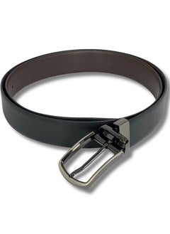 Classic Milano Classic Milano Genuine Leather Reversible Belt for Men | Black & Brown Formal Belt for Business or Office Wear | Men's Leather Belt  - Image 4