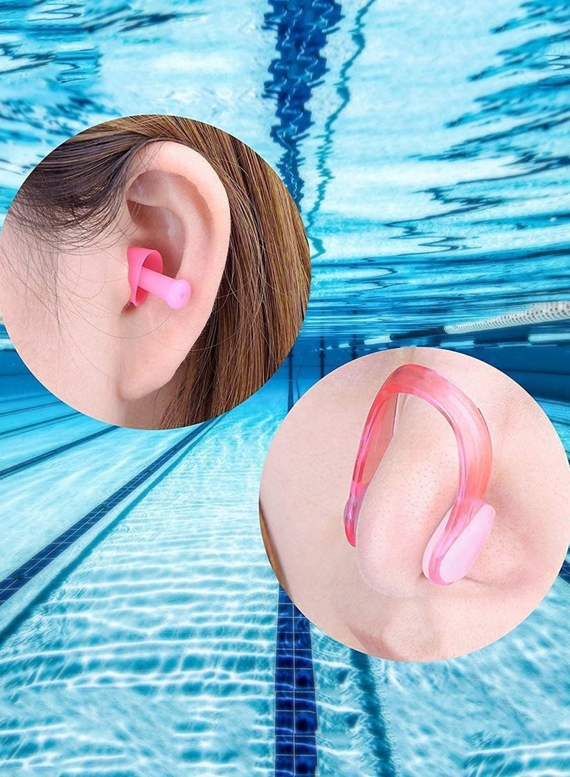 Y&D Nose Clips and Earplugs Set, Swimming Soft Silicone Plugs Ear for Adults Kids Protectors Kit ideal Beginner - Image 3