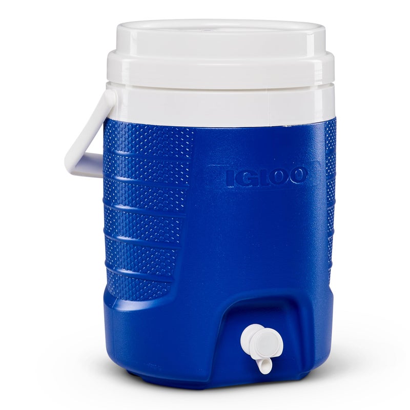 Igloo 2 Gallon Portable Sports Cooler Water Beverage Dispenser, Insulated Cooler Dispenser, Majestic Blue - Image 1