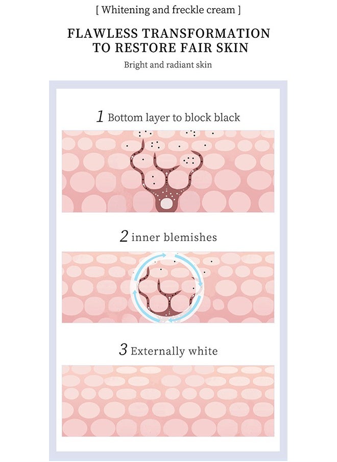 YOUBUY - Whitening And Freckle Removing Cream,Dark Spot Corrector Remover Cream Whitening Moisturizing Brighten Complexion Improving Skin Barrier 20g - Image 1