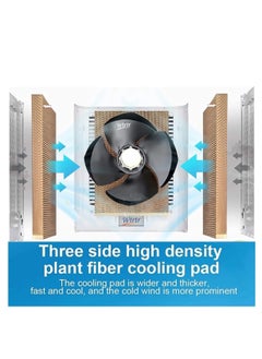 Wtrtr 25L Air Cooler 3 Wind Speed and Humidifies Dry Air | Faster Cooling With Low Energy Consumption, Inverter Compatible And Portable| Honey Comb Pads 200W Perfect For Home And Office  - Image 2