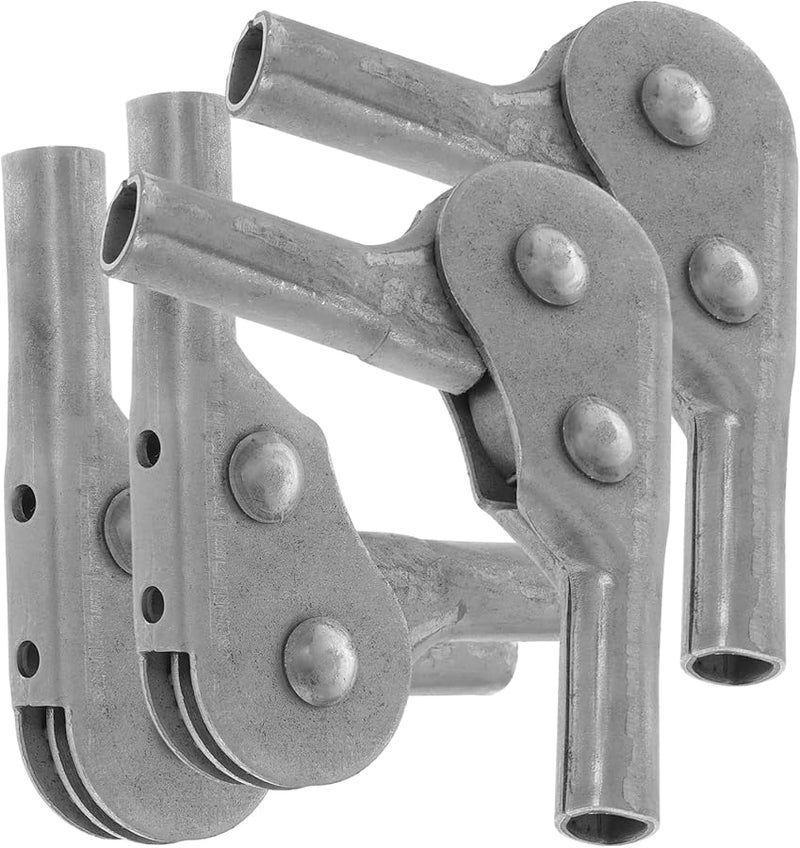 Lifkome 4 Pack Black Sofa Angle Adjuster Gear Folding Hinge For Beach Chairs Furniture - Image 1
