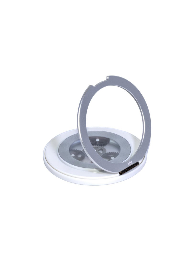 H U Snap.Hold.Go Magnetic Phone Grip with Auto Tracking & Remote Control – 360° Rotating Smart Phone Holder with Dual USB & Adjustable 450mm Diameter for Vlogging & Live Streaming - Image 3