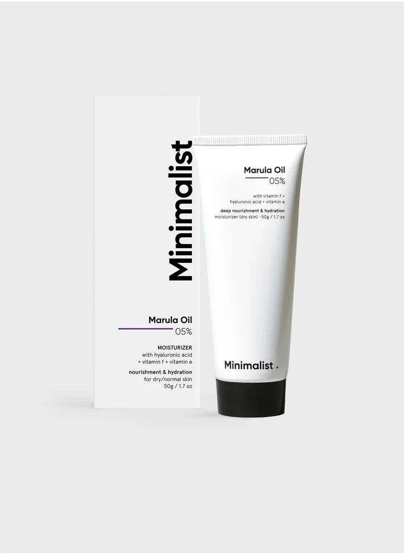 Minimalist Skincare Marula Oil 5% Face Moisturizer