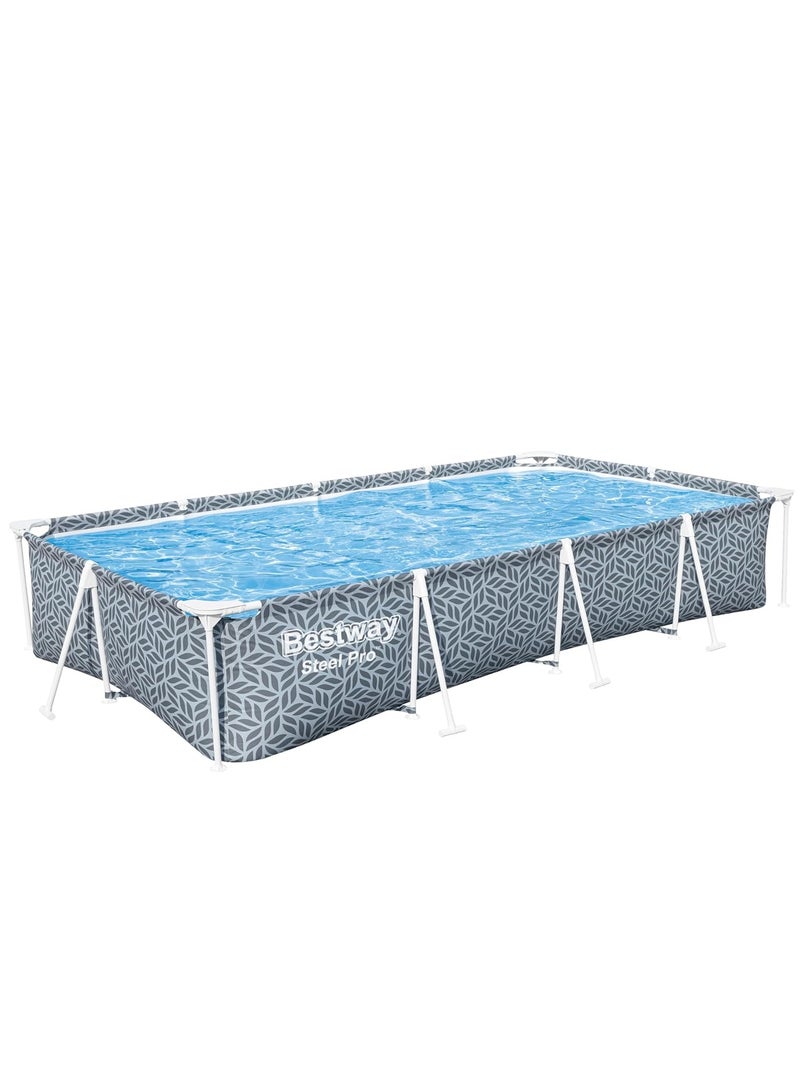 Bestway Steel Pro Rectangular Pool Set 3.66mx2.01mx66cm - Image 1