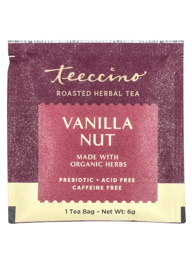teeccino - Teeccino, Roasted Herbal Tea, Vanilla Nut, Caffeine Free, 10 Tea Bags, 2.12 oz (60 g) - Image 1