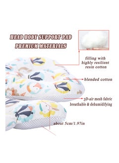 SYOSI Infant Head And Body Support Cushion, Extra Soft Babybody Support Pad Toddler Seat Pad With Head Neck Support Comfortable Infant Body Support Cushion Infant Seat Support  - Image 2