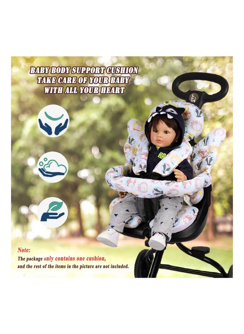SYOSI Infant Head And Body Support Cushion, Extra Soft Babybody Support Pad Toddler Seat Pad With Head Neck Support Comfortable Infant Body Support Cushion Infant Seat Support  - Image 4