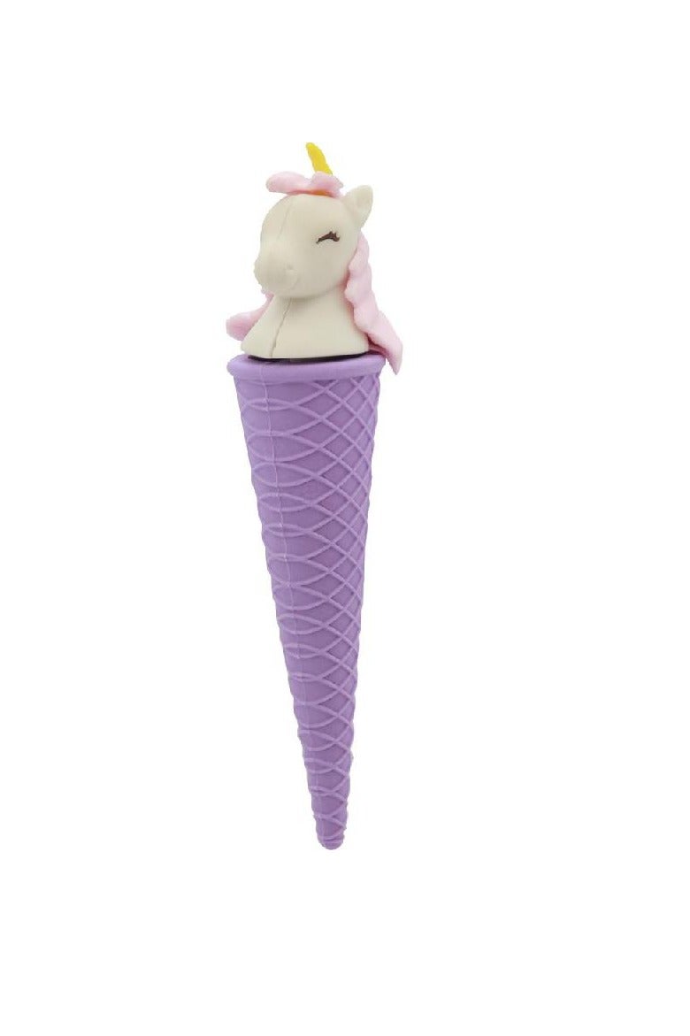 ROCO Unicorn Ice Cream Rubber Eraser in Assorted Colors - Image 2