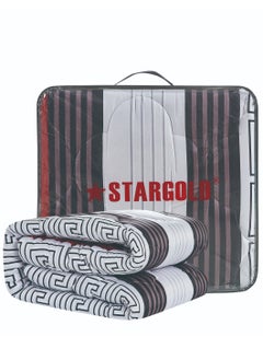 Stargold Super Soft Printed Comforter, 6pcs Set, Microfiber High-Quality Fabric, Stylish and Premium Design, Durable, Ideal For Home Bedroom 240X220CM  - Image 3