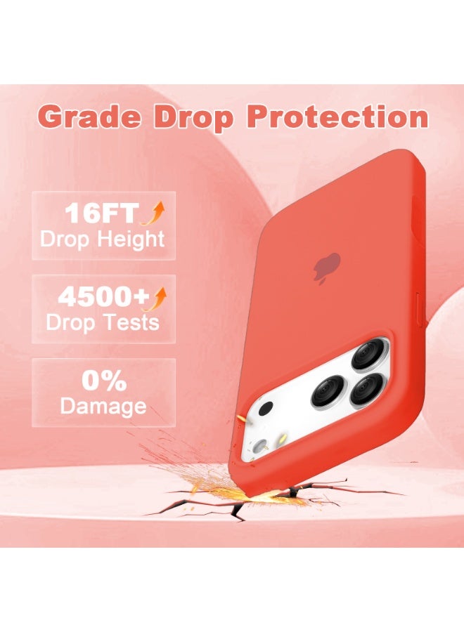 أوللاي ايفون 17 برو كيس واقي ، مادة السيليكون ، مقاومة للصدمات مع حماية عدسة الكاميرا وتغطية زر التحكم ، غطاء واقي للهاتف المحمول المضاد للصدمة ، متوافق مع إكسسوارات MagSafe - Image 3