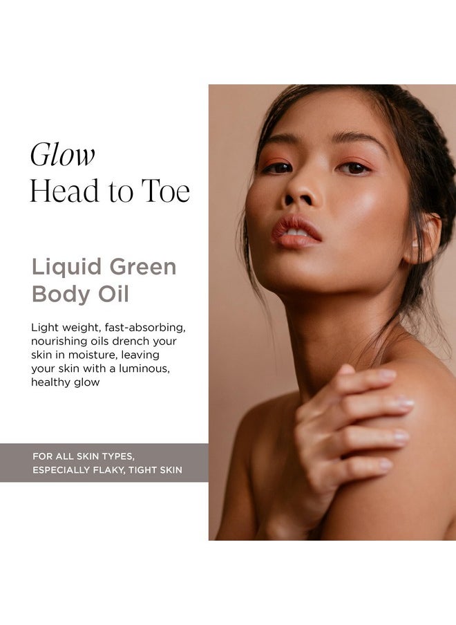 Intelligent Nutrients - Liquid Green Body Oil Intensive Hydration And Radiance Antioxidant And Soothing For All Skin Types 3.4 Oz - Image 1