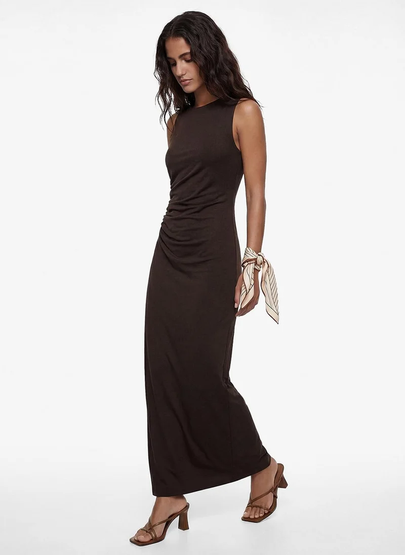 كوتون Draped Midi Dress