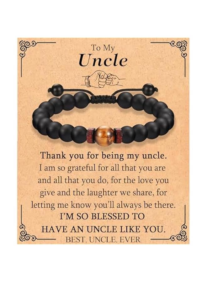 Arabest Gifts for Husband Brother Boyfriend Uncle Son Nephew Grandson Fiance Stepdad New Dad First Time Dad To Be Bracelet Gifts, Graduation Fathers Day Birthday  Anniversary Valentines Day Gifts for Him Teen Boy Men - Image 1