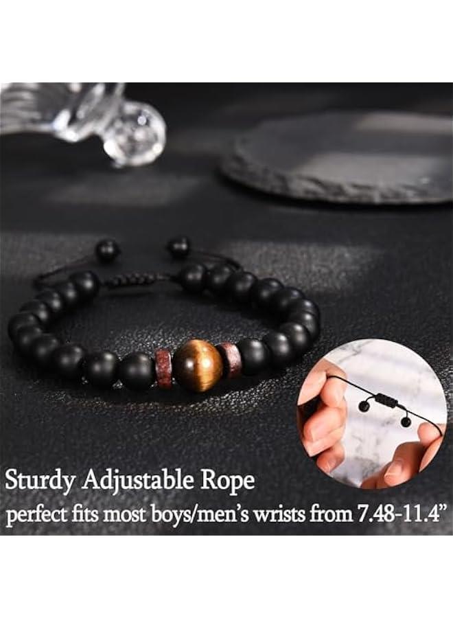 Arabest Gifts for Husband Brother Boyfriend Uncle Son Nephew Grandson Fiance Stepdad New Dad First Time Dad To Be Bracelet Gifts, Graduation Fathers Day Birthday  Anniversary Valentines Day Gifts for Him Teen Boy Men - Image 5