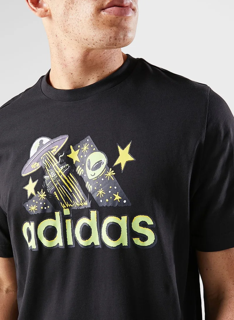 Adidas Sportswear Dream Doodle Fill T-Shirt