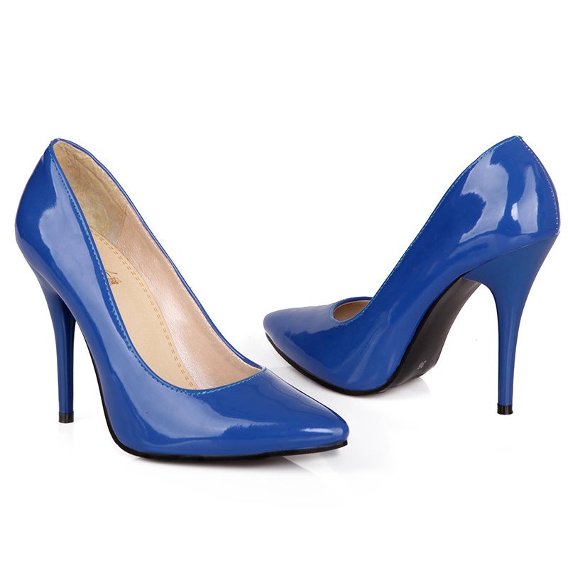 Dropshopping New Products 2022 30-48 Yards Pointed Solid Color High-Heeled Shoes - Image 1
