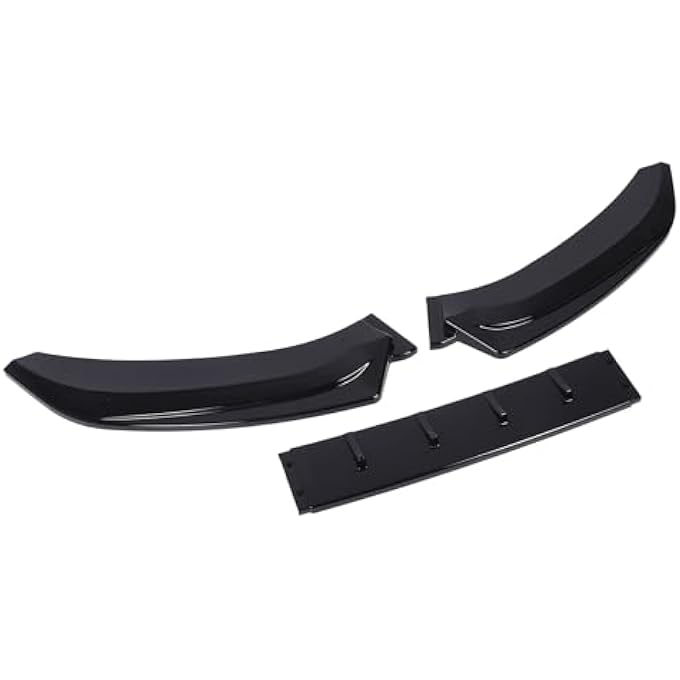 Torvex Front Lip, Bumper Lip Splitter Front Spoiler Body Kit Compatible with Audi S4 B8.5 2013-2016 Gloss Black 3pcs Anti Scrape Protector - Image 3
