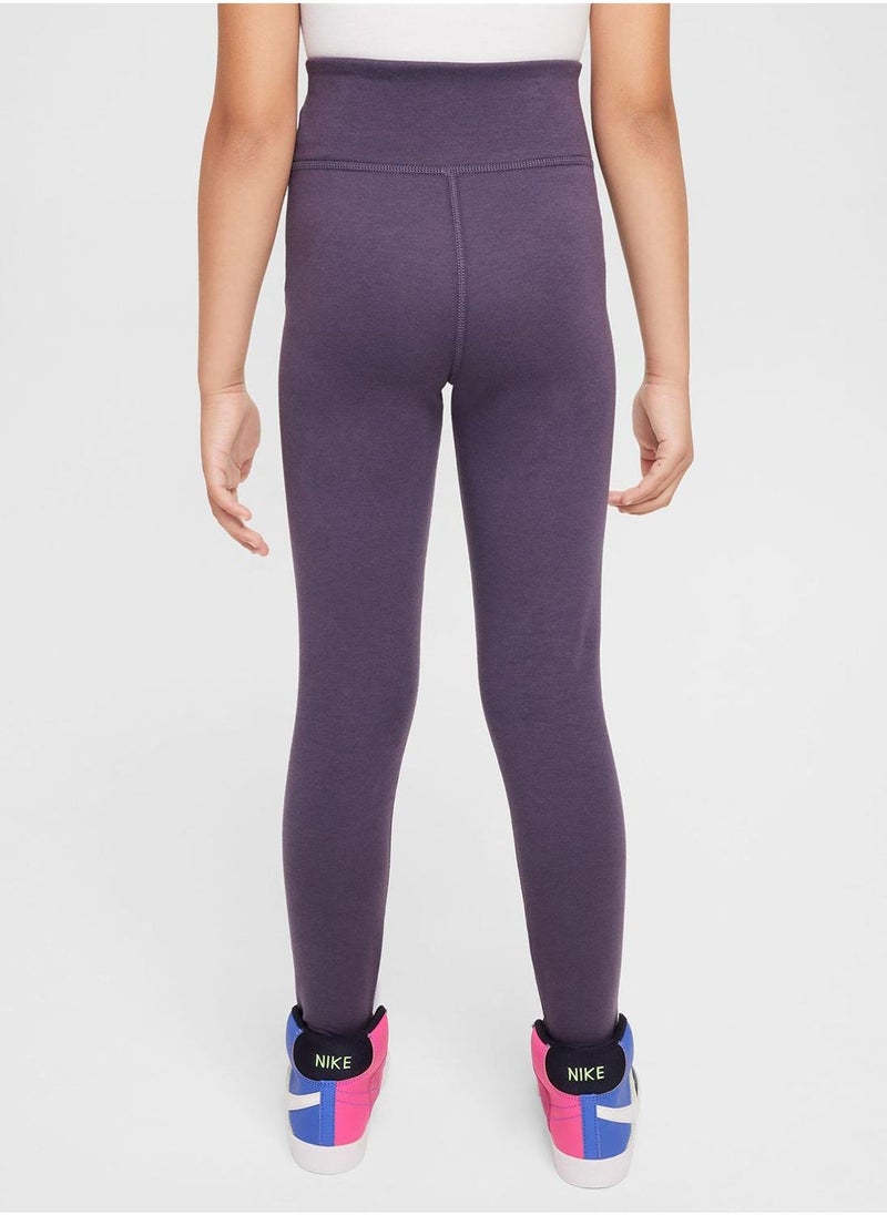 Nike Youth Nsw Classic Highrise Tights  - Image 2